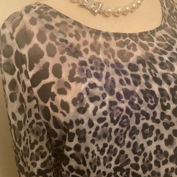 Leopard Alfani flowy blouse - Picture 2 of 6